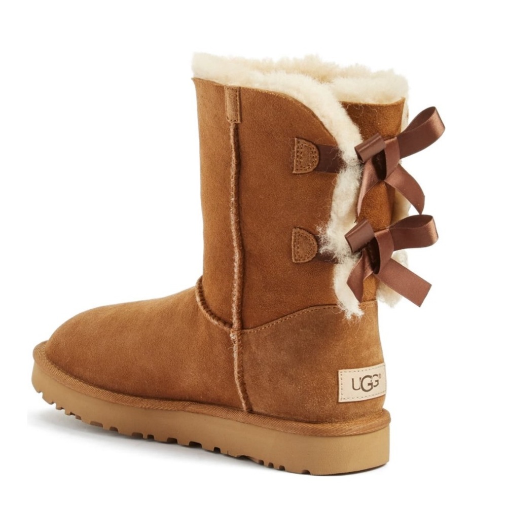 UGG Bailey Bow II Genuine Shearling Boots